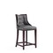 Manhattan Comfort Fifth Avenue Faux Leather Counter Stool in Pebble Grey CS012-PE - alternate 1